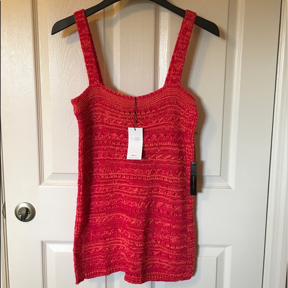 New DRESSY BCBG knitted tank sweater top (Small)left only.